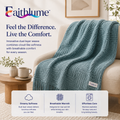Faithlume™ CloudGrid Serenity Knit Throw Blanket